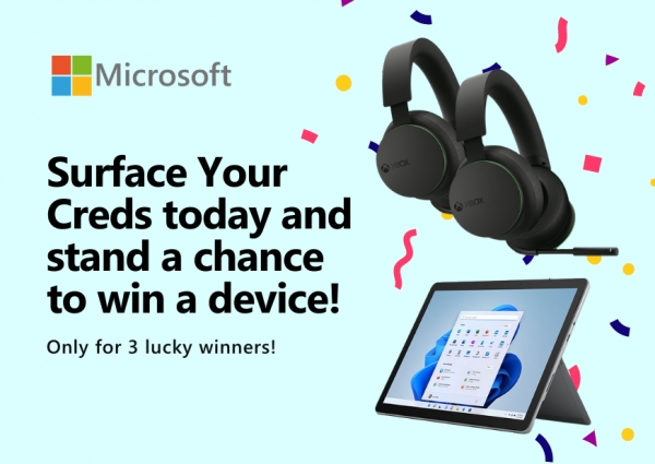 Power On Surface Your Creds &amp; Swag Giveaway